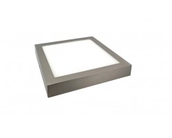 Downlight panel Cuadrado LED Superficie Cromado 13W